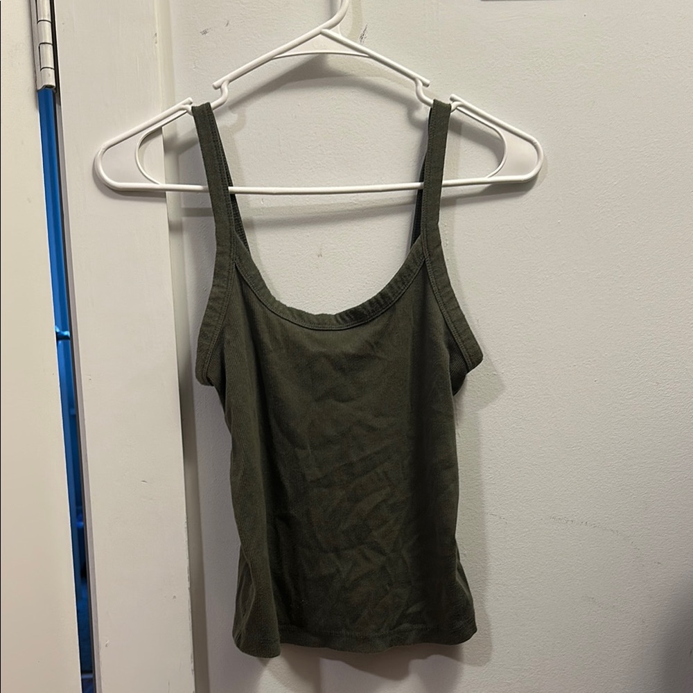 Wild Fable Green Fitted Sleeveless Camisole